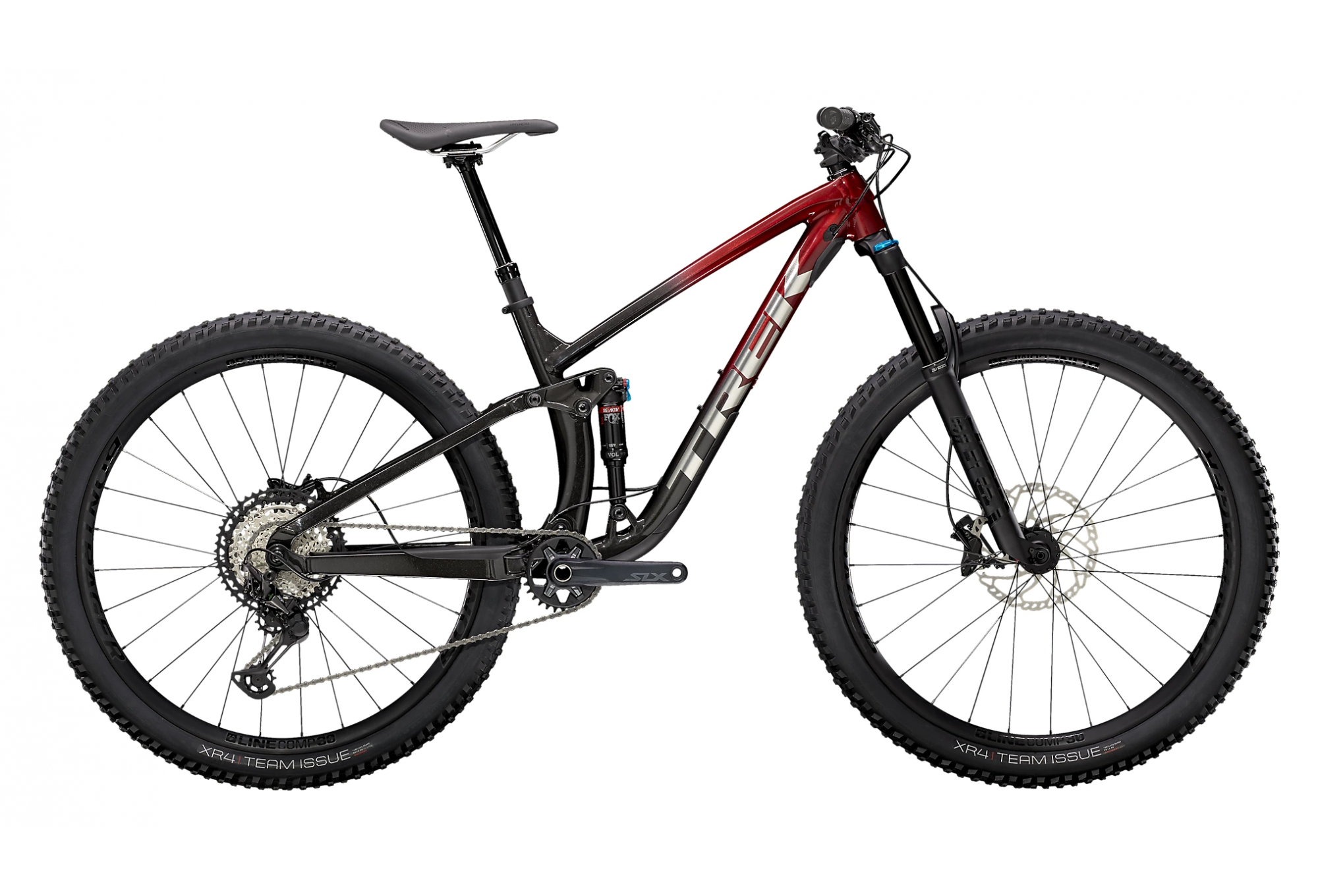 VTT TOUT SUSPENDU TREK FUEL EX 8 29'' SHIMANO XT 12V RAGE RED TO DNISTER BLACK FADE 2021