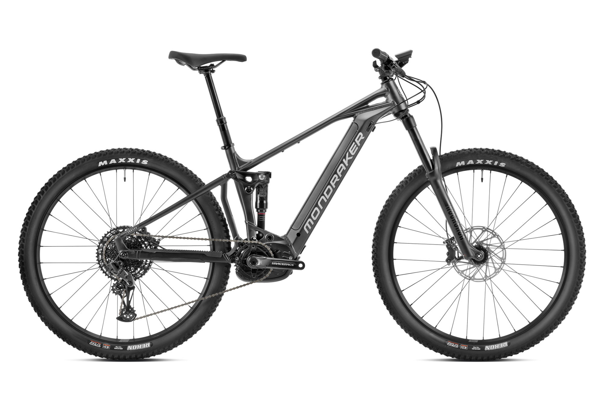 VTT ÉLECTRIQUE TOUT-SUSPENDU MONDRAKER CHASER 29 SRAM SX EAGLE 12V 625 WH 29'' GRIS GRAPHITE / NOIR 2023