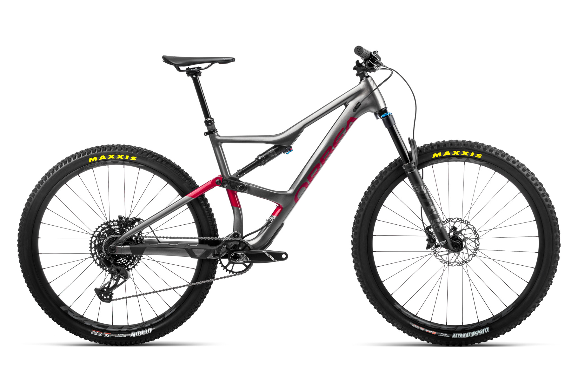 VTT TOUT-SUSPENDU ORBEA OCCAM H20 SRAM GX/NX EAGLE 12V 29'' GRIS ANTHRACITE ROUGE METALLIC 2023