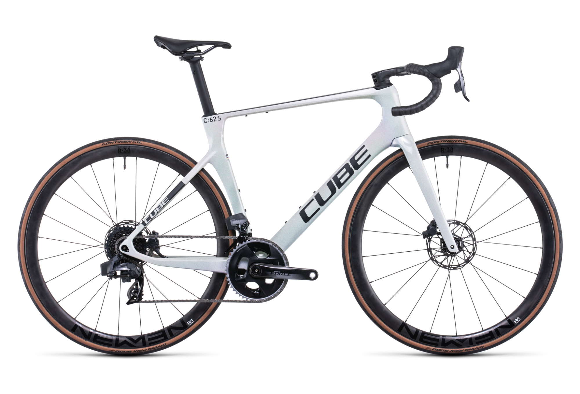 VÉLO DE ROUTE CUBE AGREE C:62 SL SRAM FORCE ETAP AXS 12V 700 MM GRIS PRISMA 2022