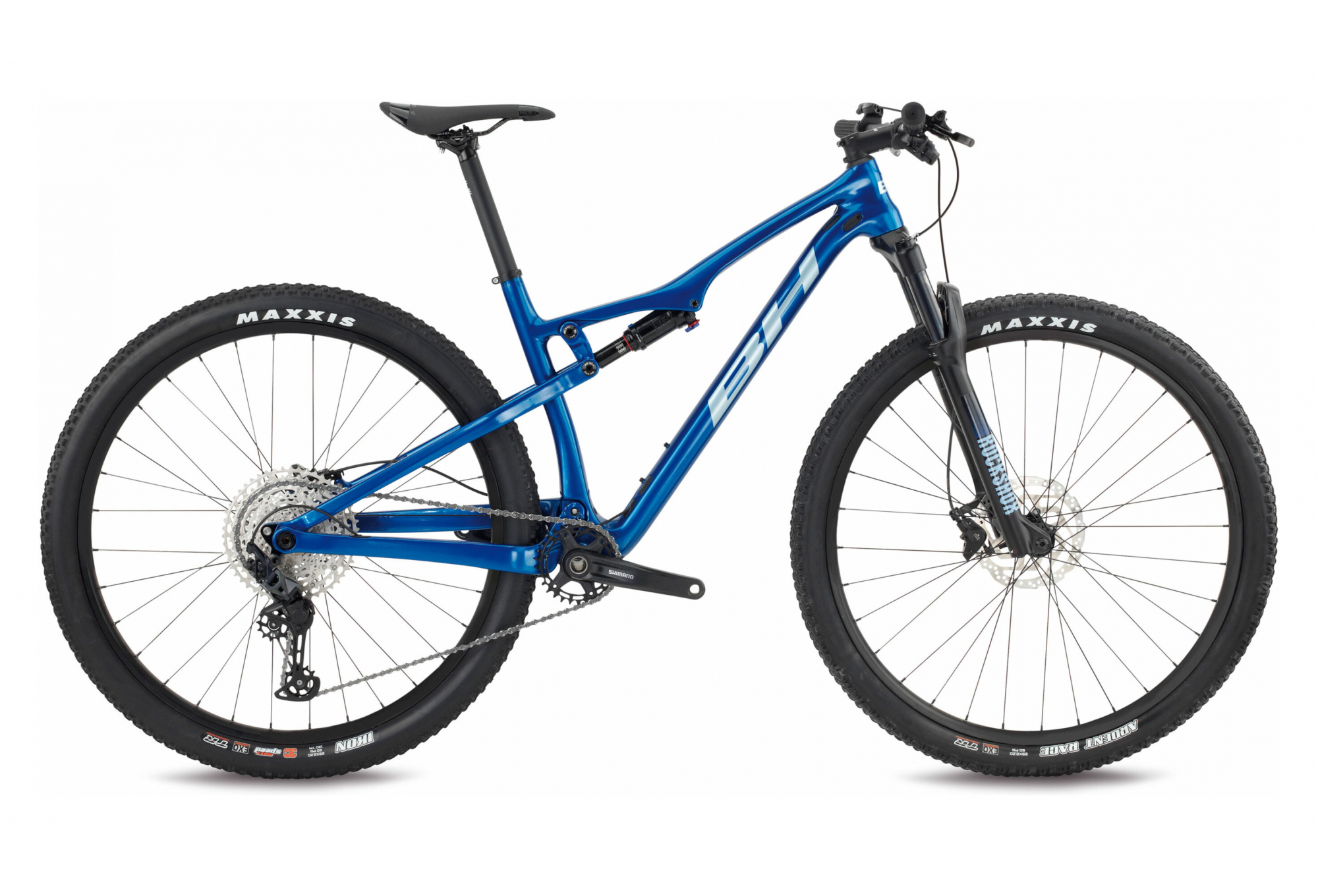 VTT TOUT-SUSPENDU BH LYNX RACE CARBON MC 3.0 SHIMANO DEORE/DEORE SLX 12V 29'' BLEU 2022