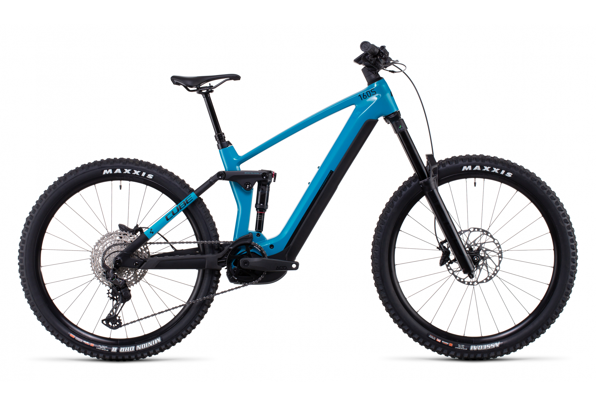 VTT ÉLECTRIQUE TOUT-SUSPENDU CUBE STEREO HYBRID 160 HPC SL 750 SHIMANO DEORE/XT 12V 750 WH 27.5'' BLEU 2022