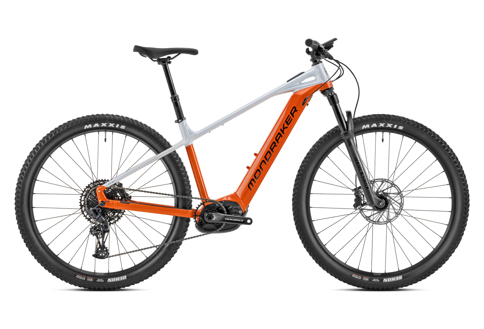 VTT ÉLECTRIQUE SEMI-RIGIDE MONDRAKER PRIME R SRAM SX EAGLE 12V 750 WH 29'' ORANGE / GRIS 2023