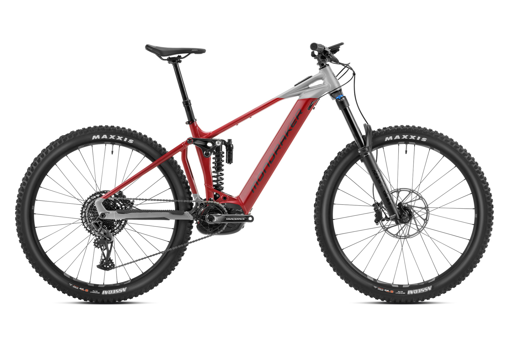 VTT ÉLECTRIQUE TOUT-SUSPENDU MONDRAKER LEVEL R SRAM GX/NX EAGLE 12V 750 WH 29'' ROUGE / ARGENT 2023